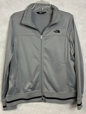 The North Face Alphabet City Track Jacket Women’s Large Gray Athletic